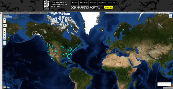 The OspreyWatch layer shows a live feed from the OspreyWatch.org website, where users around the globe contribute osprey breeding data.