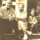 John Dos Passos, wife Elizabeth and daughter Lucy on farm at Spence’s Point